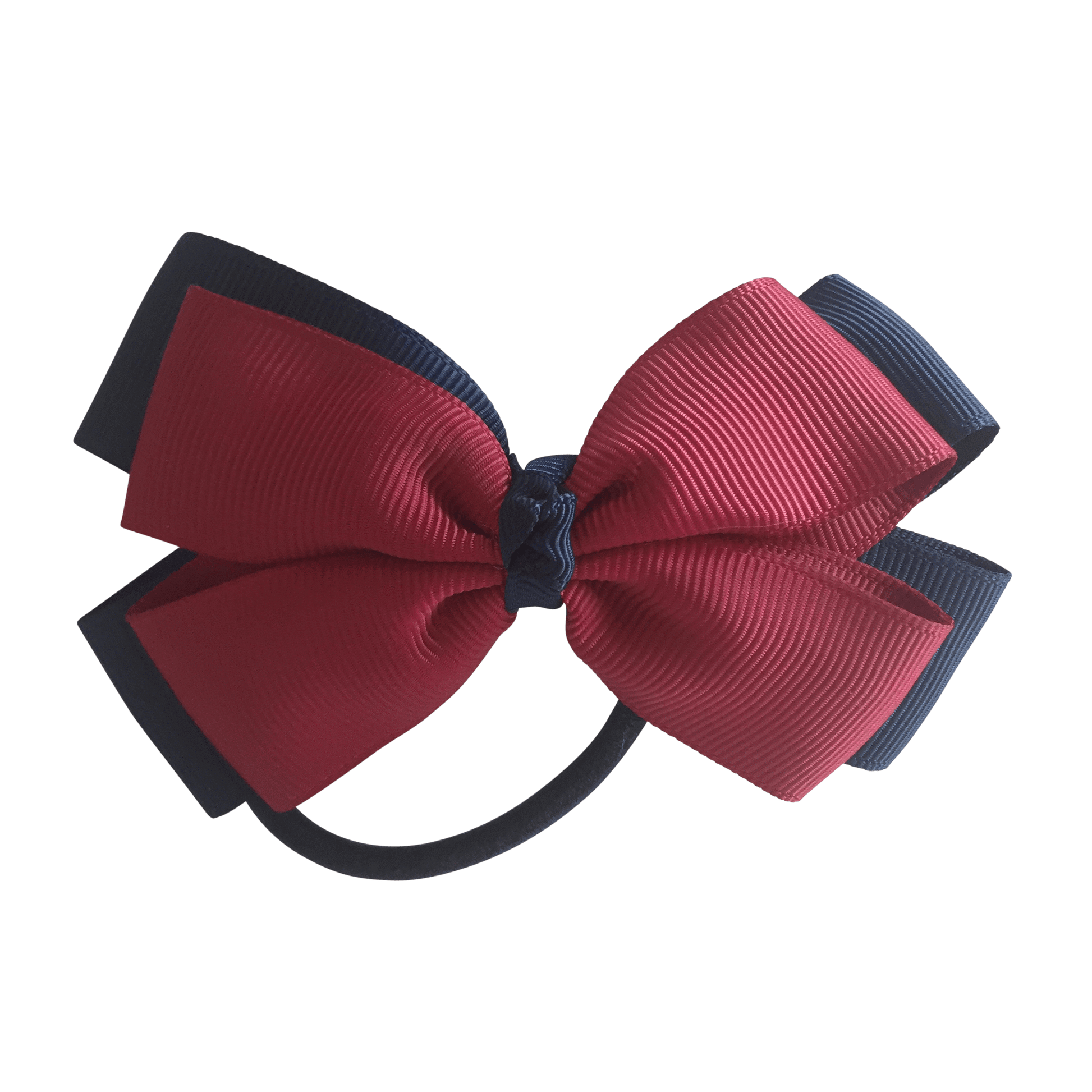 Burgundy & Navy Hair Accessories - Ponytails and Fairytales
