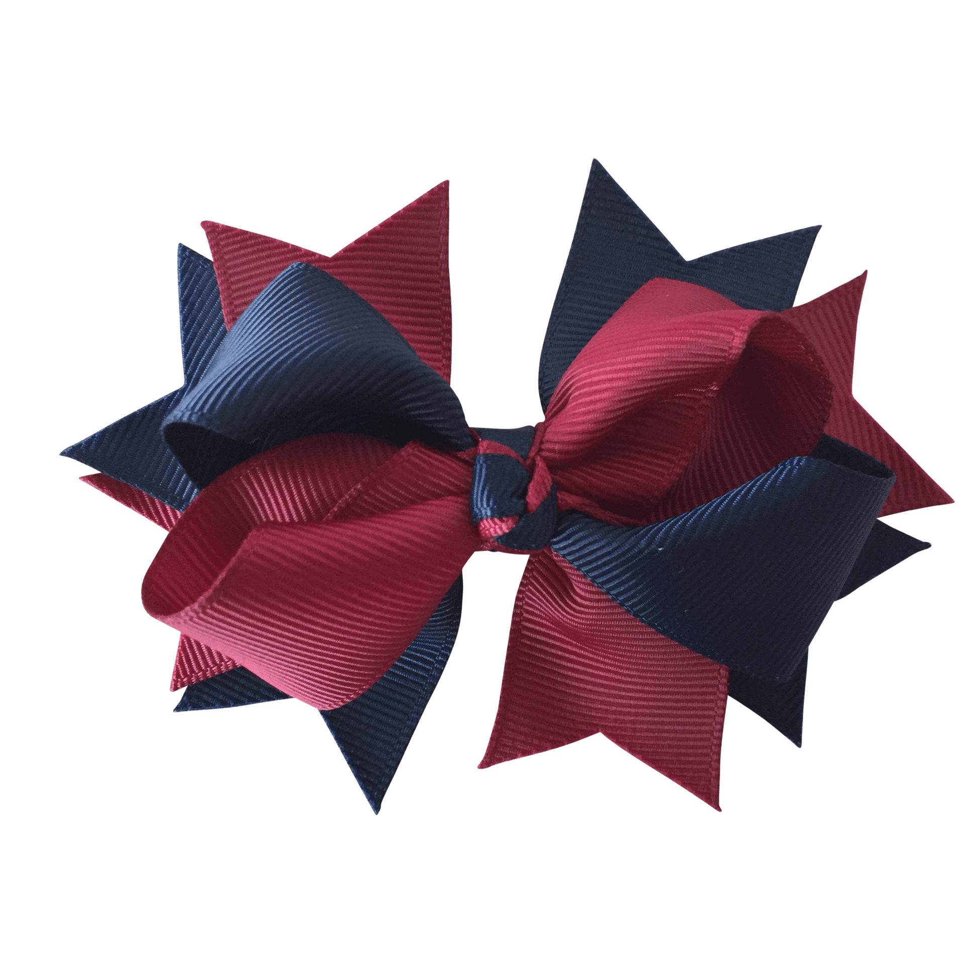 Burgundy & Navy Hair Accessories - Ponytails and Fairytales