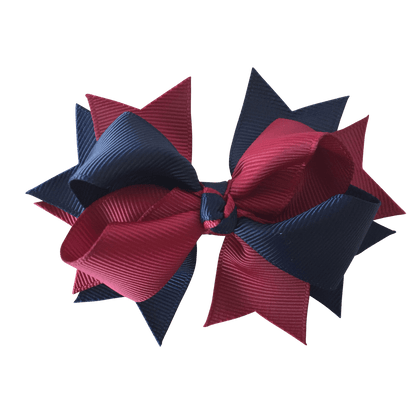 Burgundy & Navy Hair Accessories - Ponytails and Fairytales