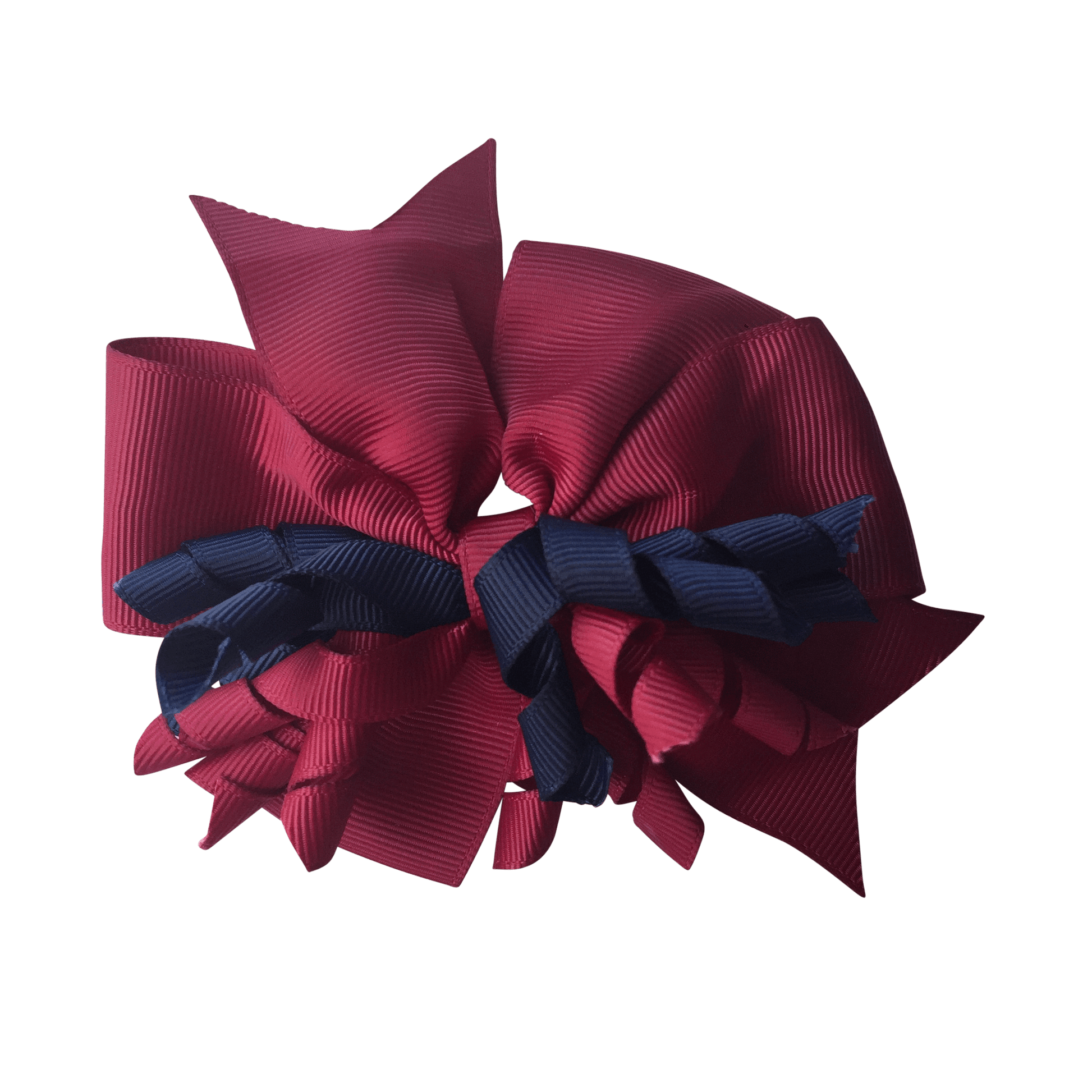 Burgundy & Navy Hair Accessories - Ponytails and Fairytales