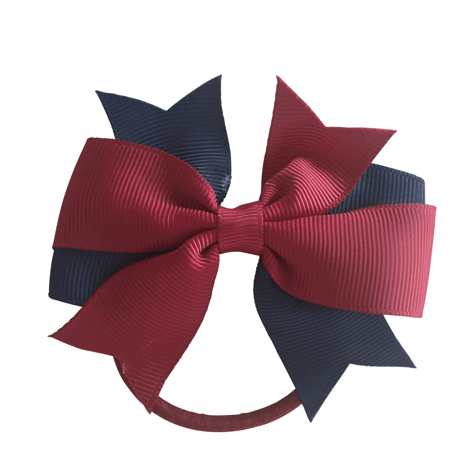 Burgundy & Navy Hair Accessories - Ponytails and Fairytales