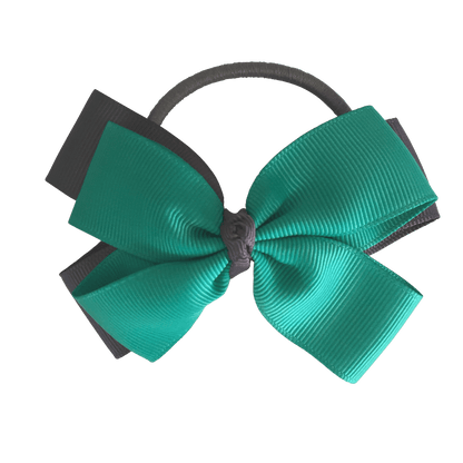 Double Layer Bow Hair Tie - Ponytails and Fairytales