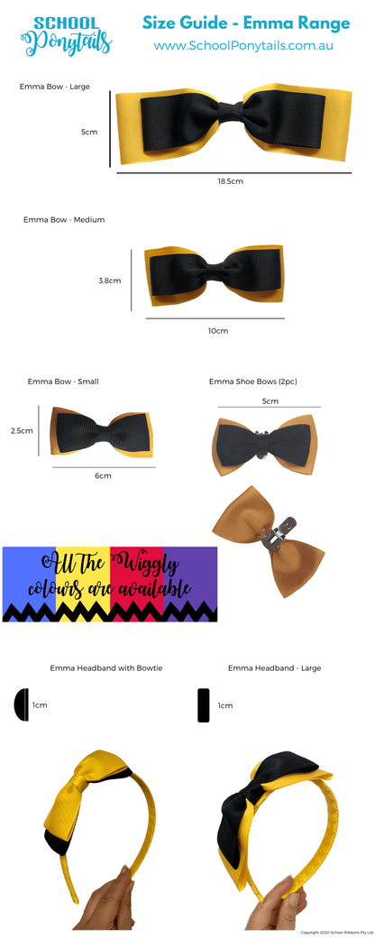 Emma Bow - Headband - Ponytails and Fairytales