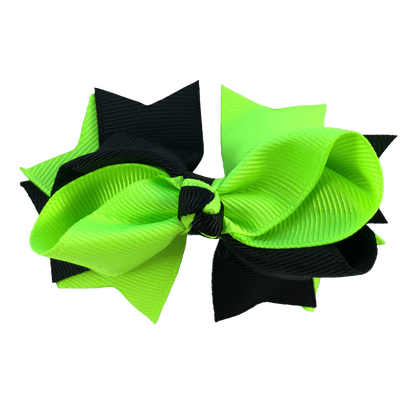 Fluoro Yellow & Black Hair Accessories - Assorted Hair Accessories - School Uniform Hair Accessories - Ponytails and Fairytales
