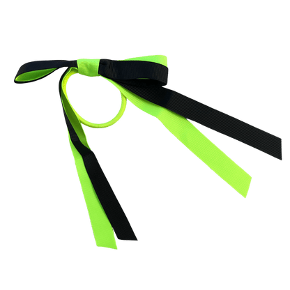 Fluoro Yellow & Black Hair Accessories - Assorted Hair Accessories - School Uniform Hair Accessories - Ponytails and Fairytales