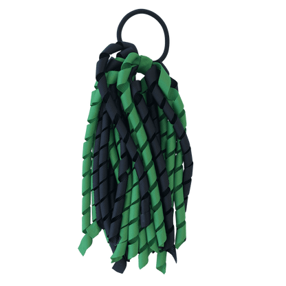 Green & Black Hair Accessories - Assorted Hair Accessories - School Uniform Hair Accessories - Ponytails and Fairytales