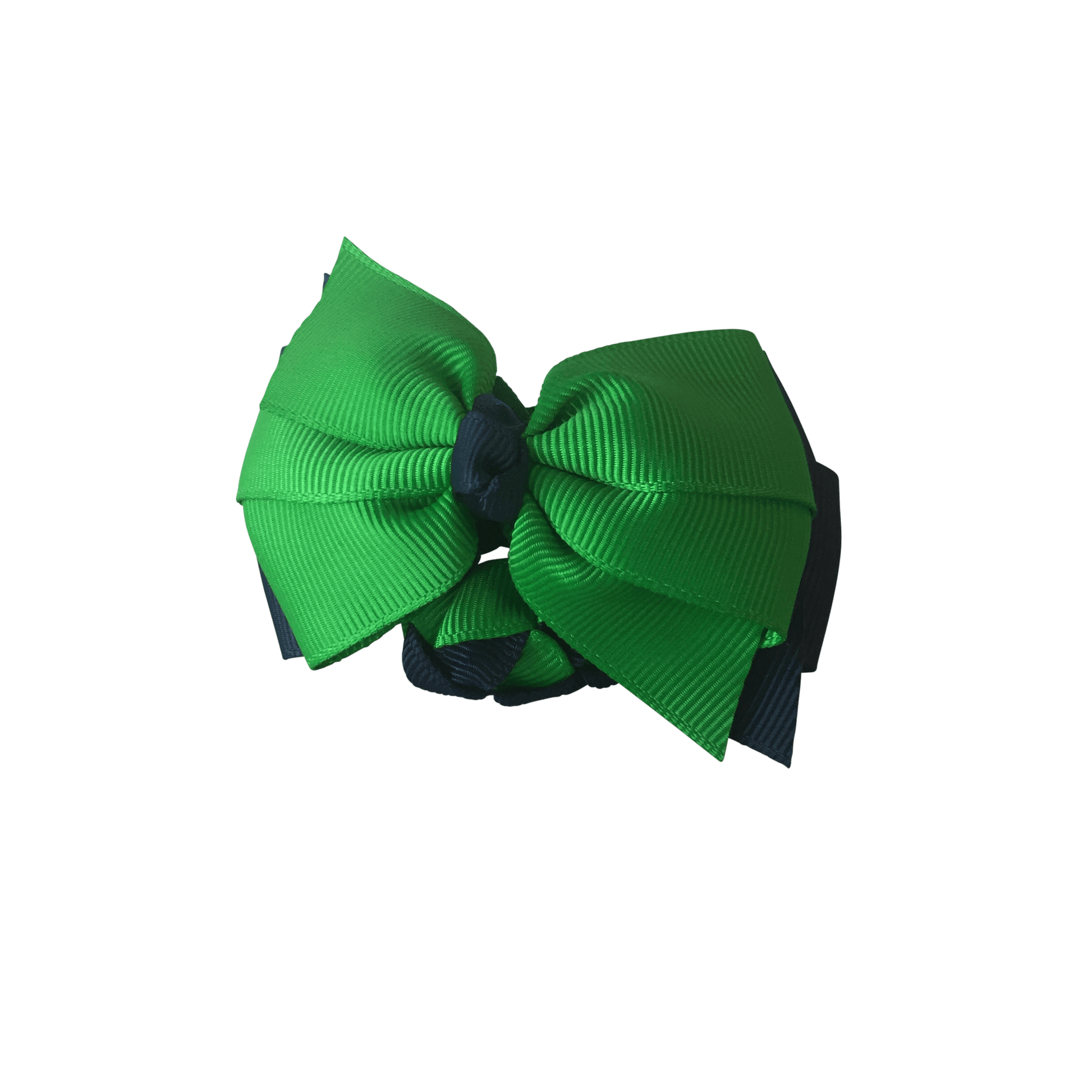 Green & Navy Hair Accessories - Ponytails and Fairytales