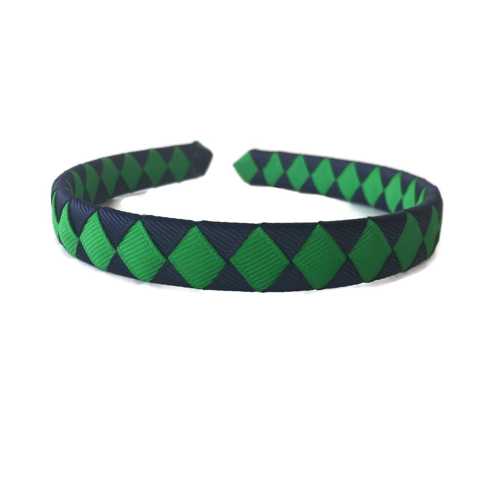 Green & Navy Hair Accessories - Ponytails and Fairytales