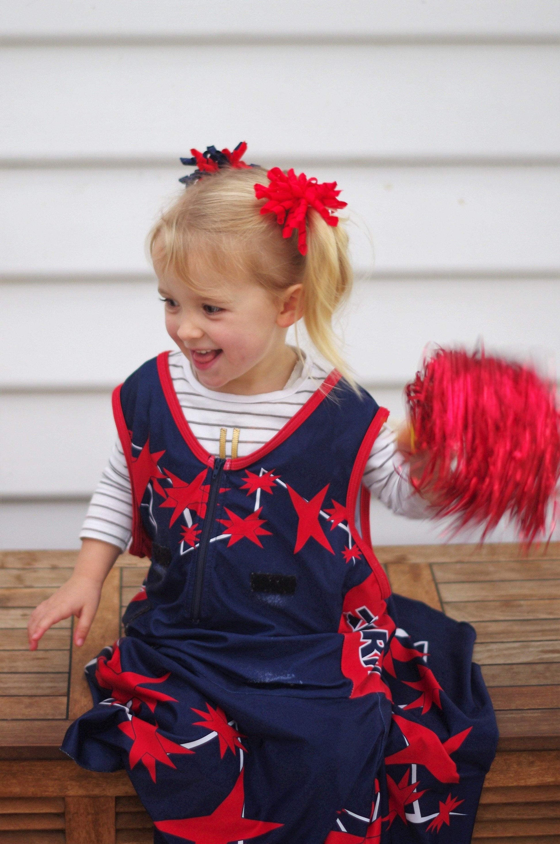 Green Pom Poms (2pc) - Ponytails and Fairytales