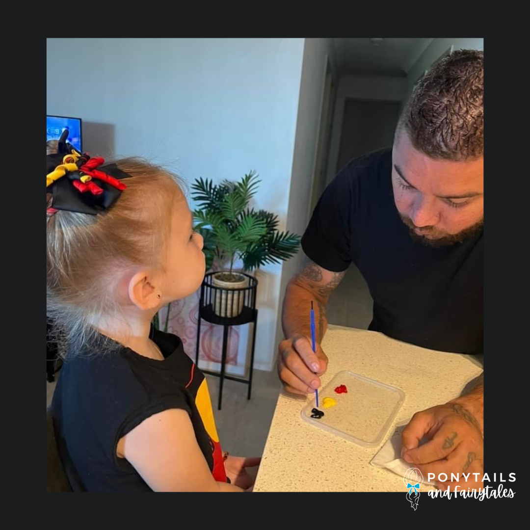 Black & Red & Yellow Hair Accessories - Ponytails and Fairytales