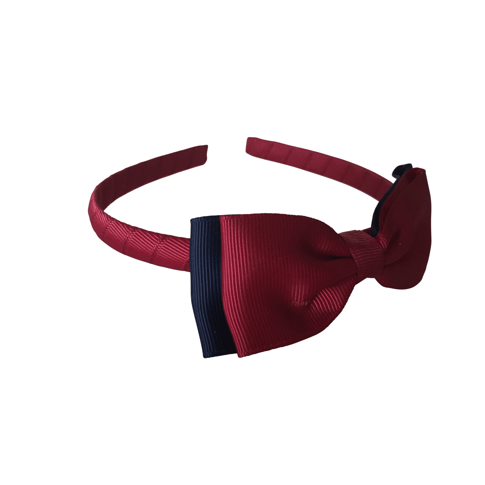 Headband with Bowtie - Combined Colours - Ponytails and Fairytales