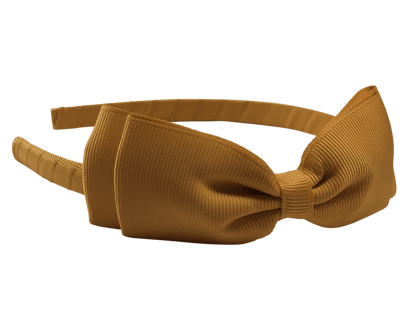 Headband with Bowtie - Solid Colours - Headbands - School Uniform Hair Accessories - Ponytails and Fairytales