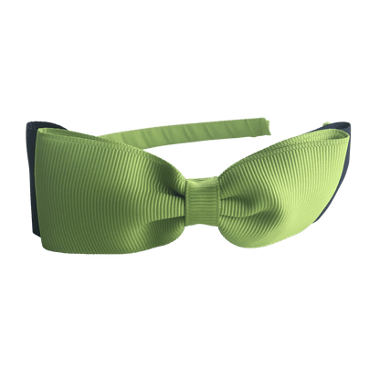 Headband with Bowtie - Combined Colours - Ponytails and Fairytales