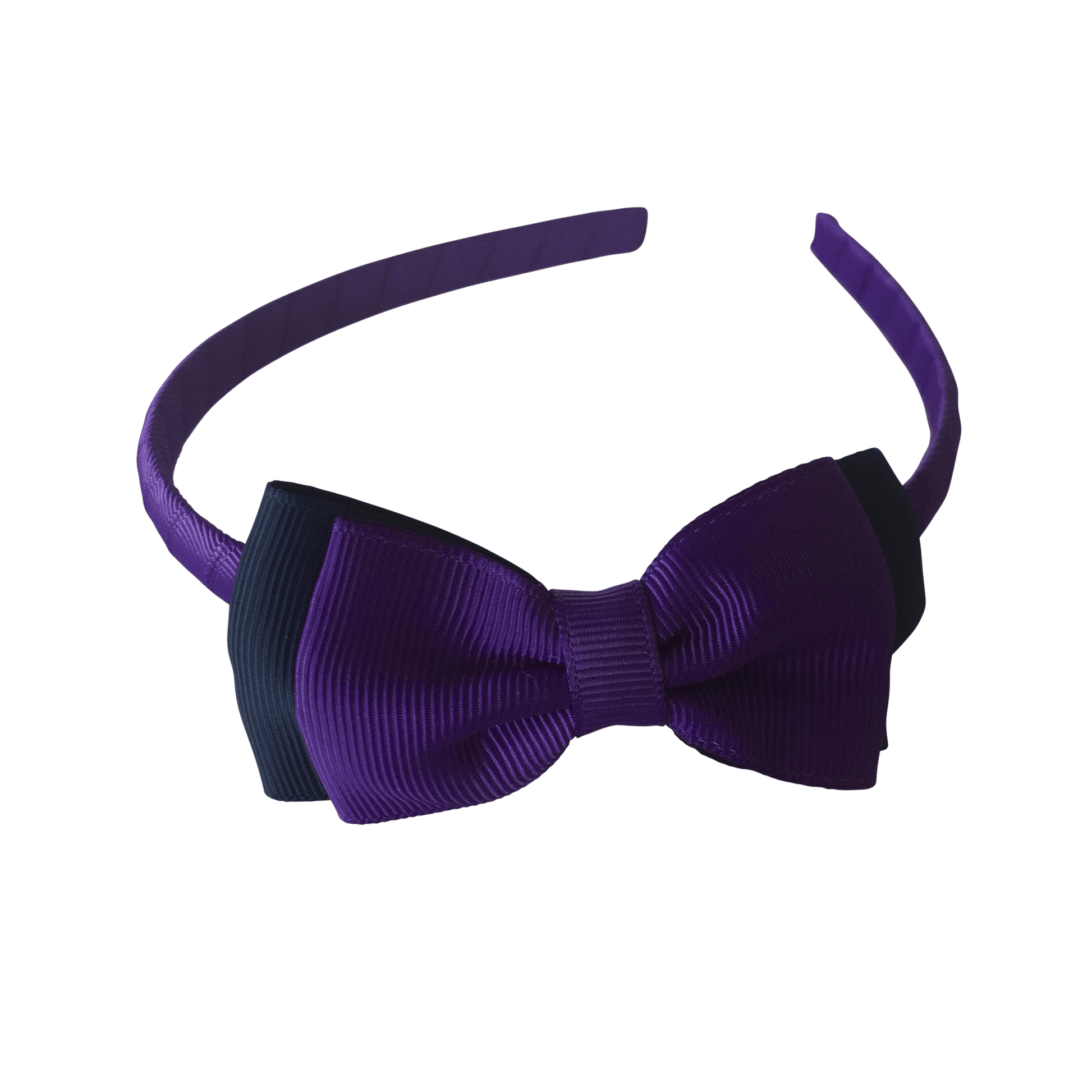 Headband with Bowtie - Combined Colours - Ponytails and Fairytales
