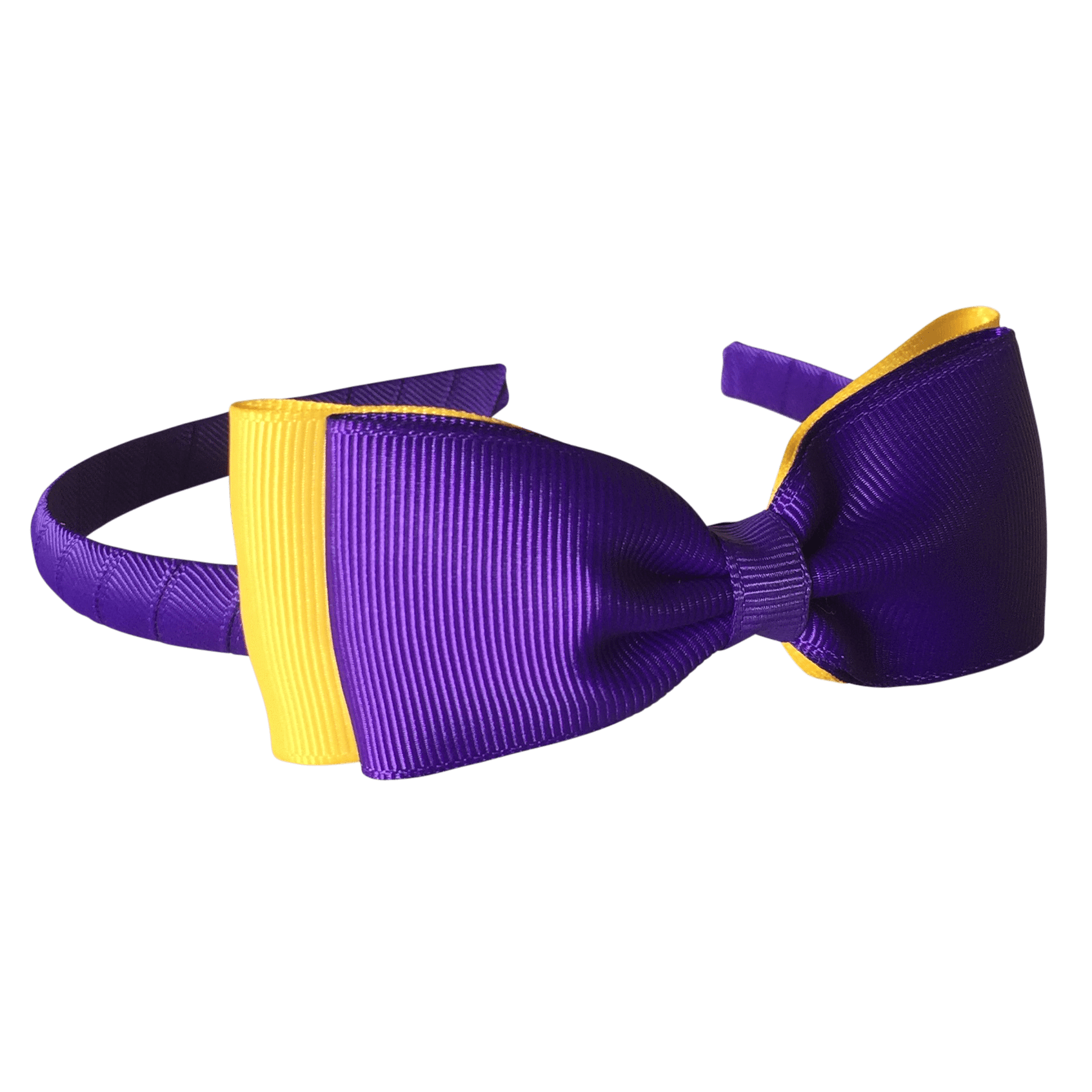 Headband with Bowtie - Combined Colours - Ponytails and Fairytales