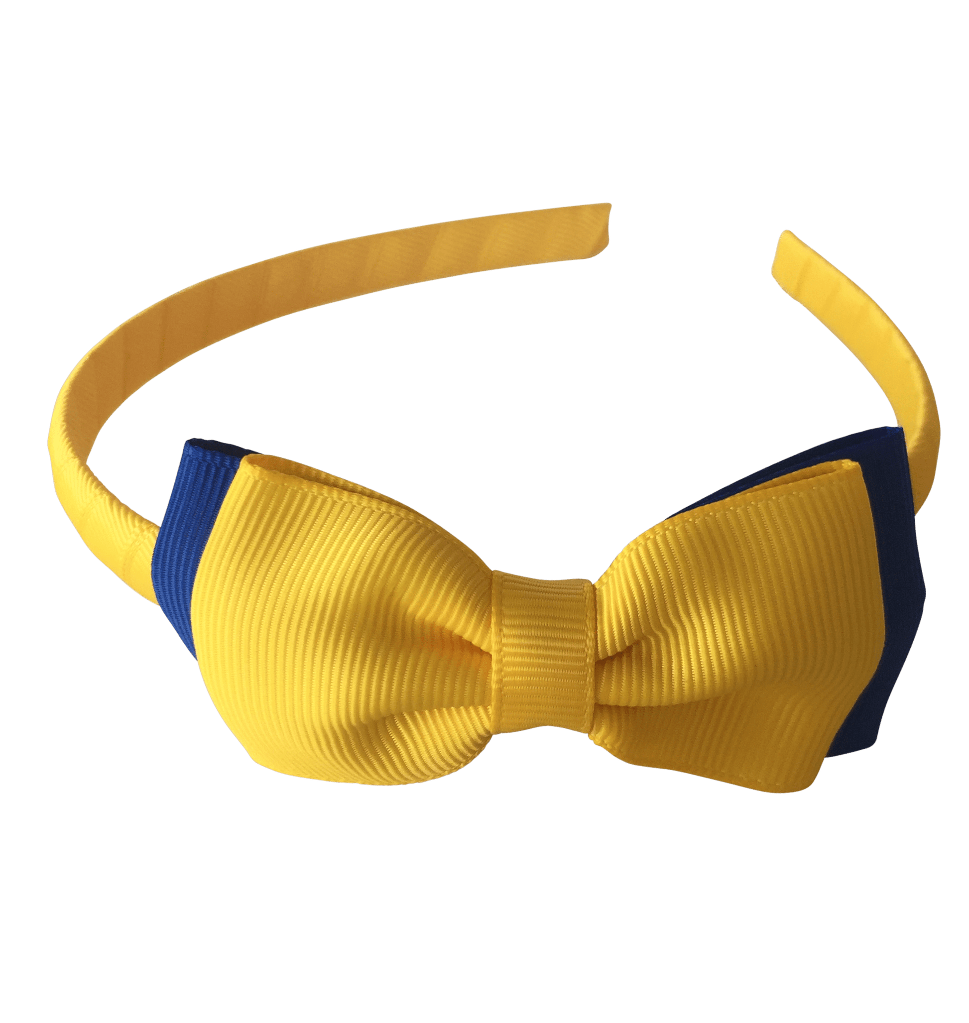 Headband with Bowtie - Combined Colours - Ponytails and Fairytales