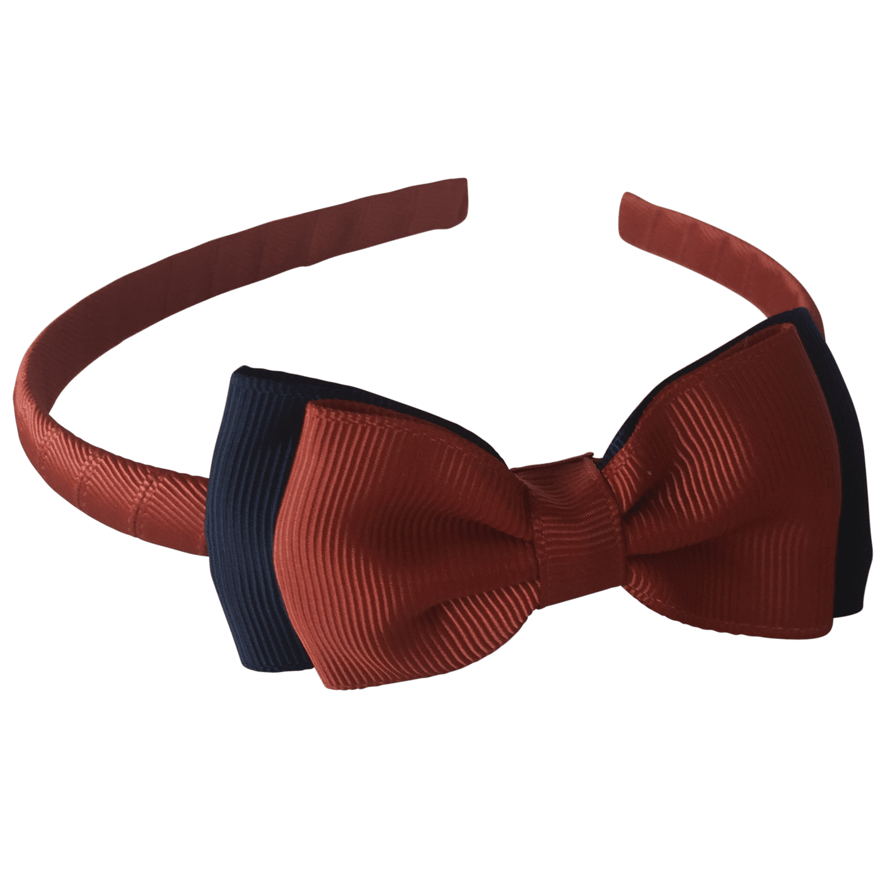 Headband with Bowtie - Combined Colours - Ponytails and Fairytales