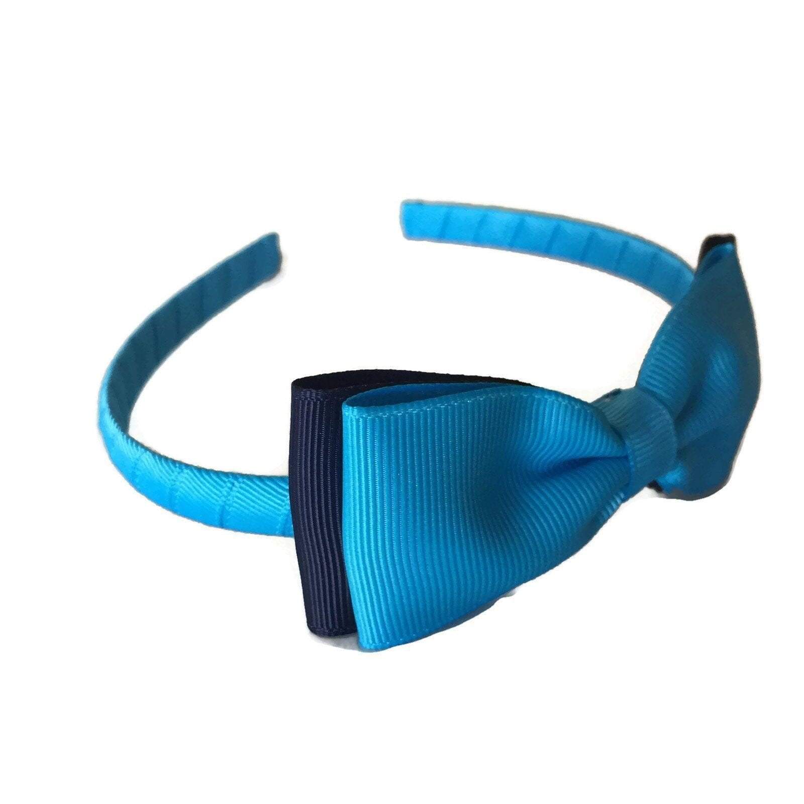 Headband with Bowtie - Combined Colours - Ponytails and Fairytales