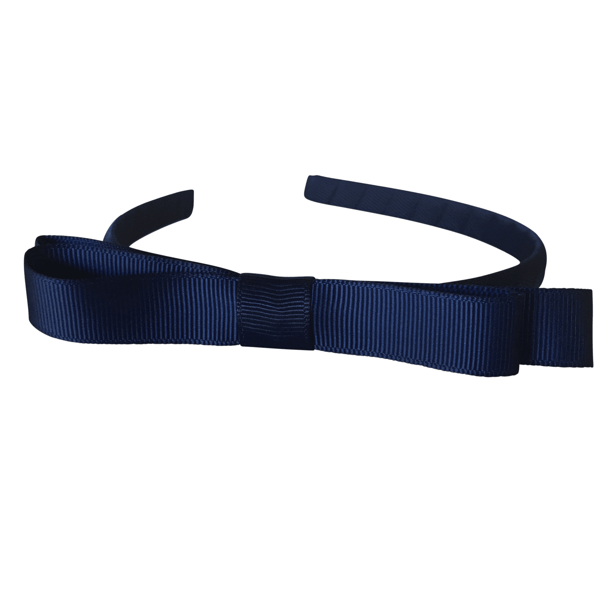 Headband with Tuxedo Bow - Ponytails and Fairytales