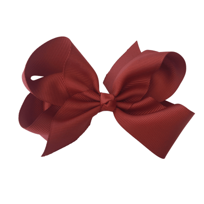 Initial / Letter Big Bow - Hair clips - School Uniform Hair Accessories - Ponytails and Fairytales