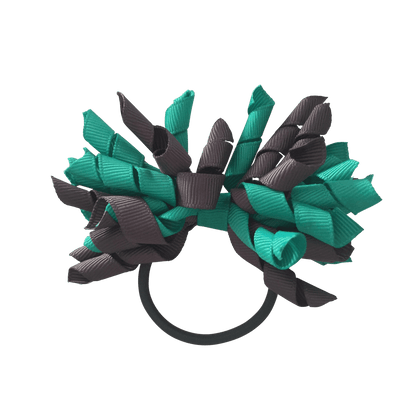 Kelly Green & Grey Hair Accessories - Ponytails and Fairytales