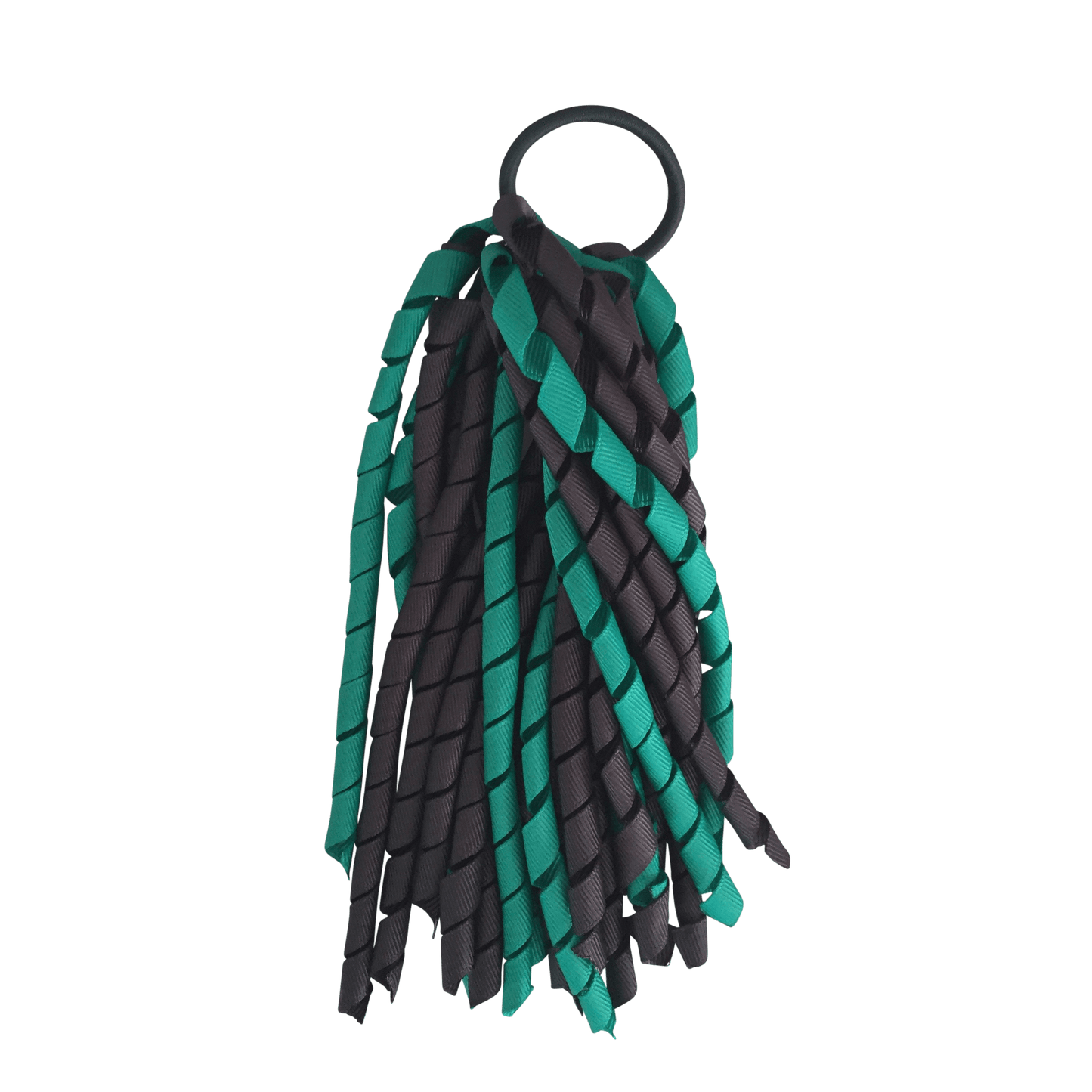 Kelly Green & Grey Hair Accessories - Ponytails and Fairytales