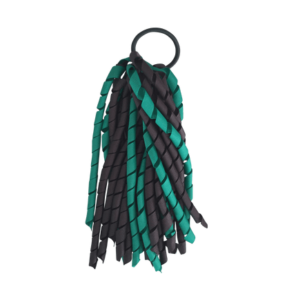 Kelly Green & Grey Hair Accessories - Ponytails and Fairytales