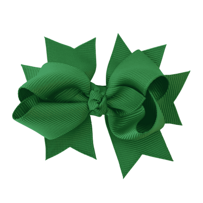 Layered Bows - Solid Colours - Hair clips - School Uniform Hair Accessories - Ponytails and Fairytales