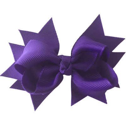 Layered Bows - Solid Colours - Hair clips - School Uniform Hair Accessories - Ponytails and Fairytales