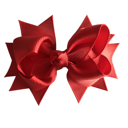 Layered Bows - Solid Colours - Hair clips - School Uniform Hair Accessories - Ponytails and Fairytales