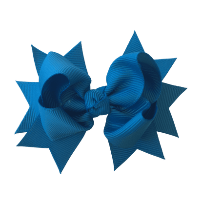 Layered Bows - Solid Colours - Hair clips - School Uniform Hair Accessories - Ponytails and Fairytales