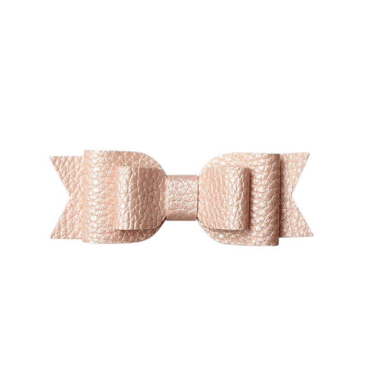 Layered Faux Leather Big Bow Headband - Ponytails and Fairytales