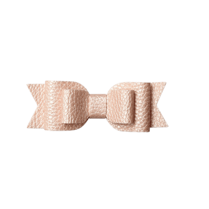 Layered Faux Leather Big Bow Headband - Ponytails and Fairytales