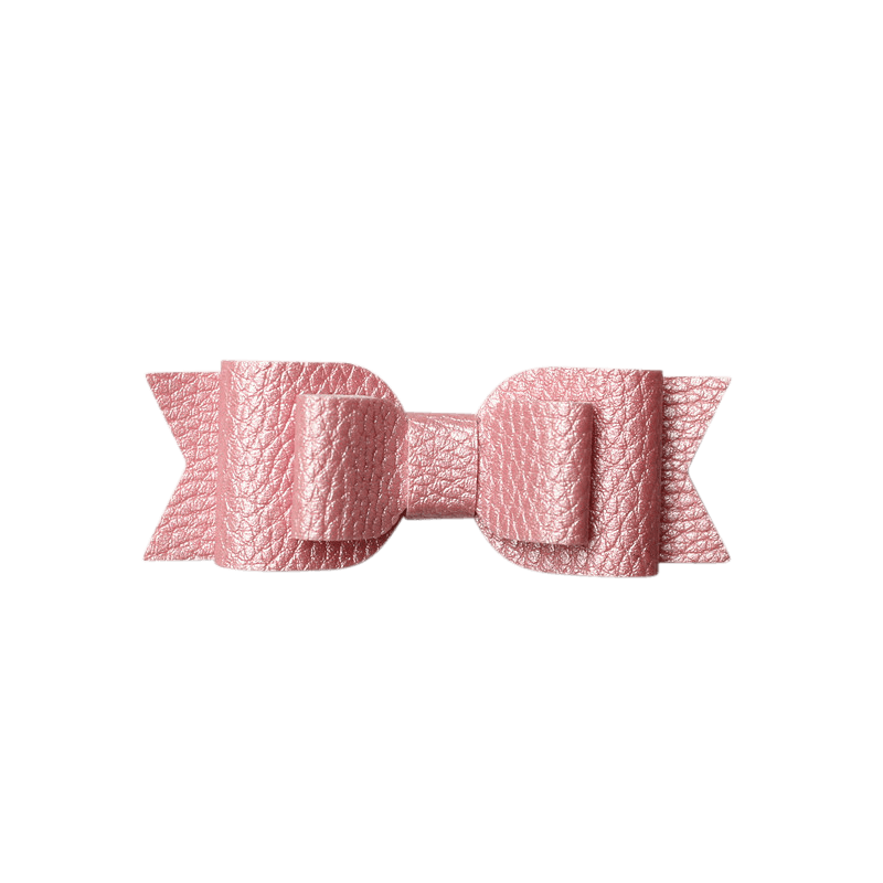 Layered Faux Leather Big Bow Headband - Ponytails and Fairytales