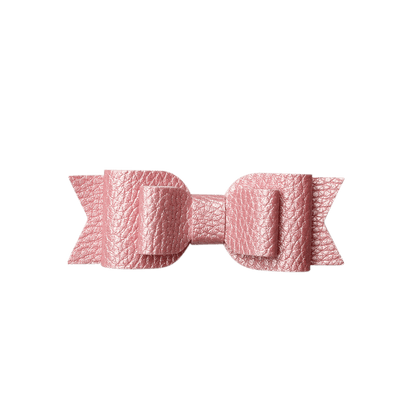 Layered Faux Leather Big Bow Headband - Ponytails and Fairytales