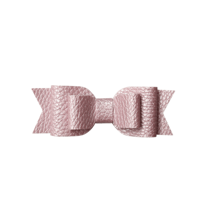 Layered Faux Leather Big Bow Headband - Ponytails and Fairytales