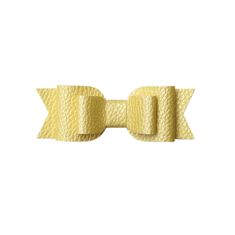 Layered Faux Leather Big Bow Headband - Ponytails and Fairytales