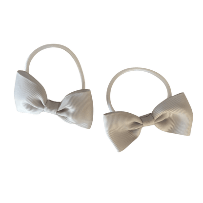 Light Grey and Silver Hair Accessories - Ponytails and Fairytales