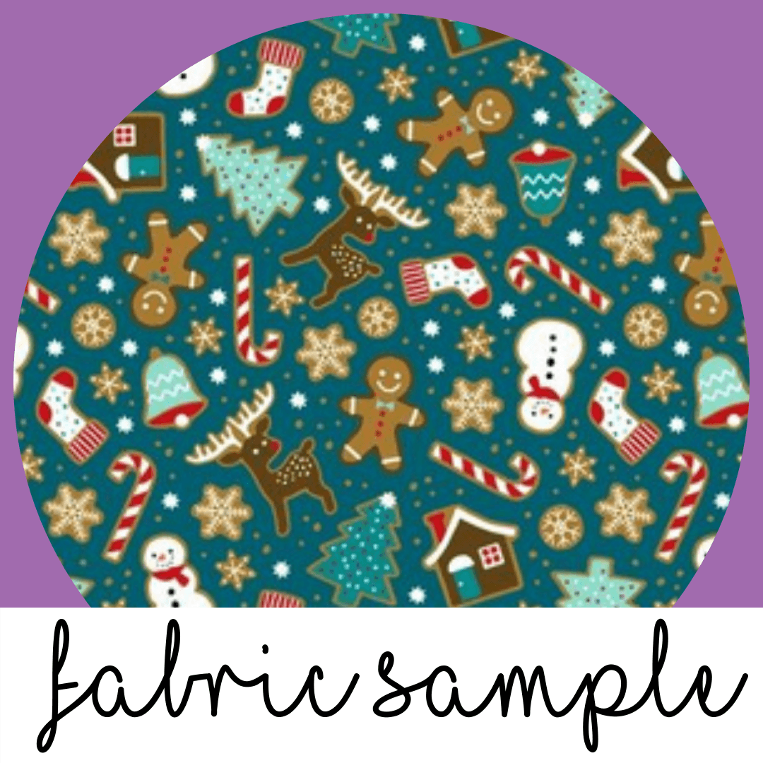 Limited Edition: Christmas Covered Buttons Hair clips Ella Made 