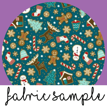 Limited Edition: Christmas Covered Buttons Hair clips Ella Made 