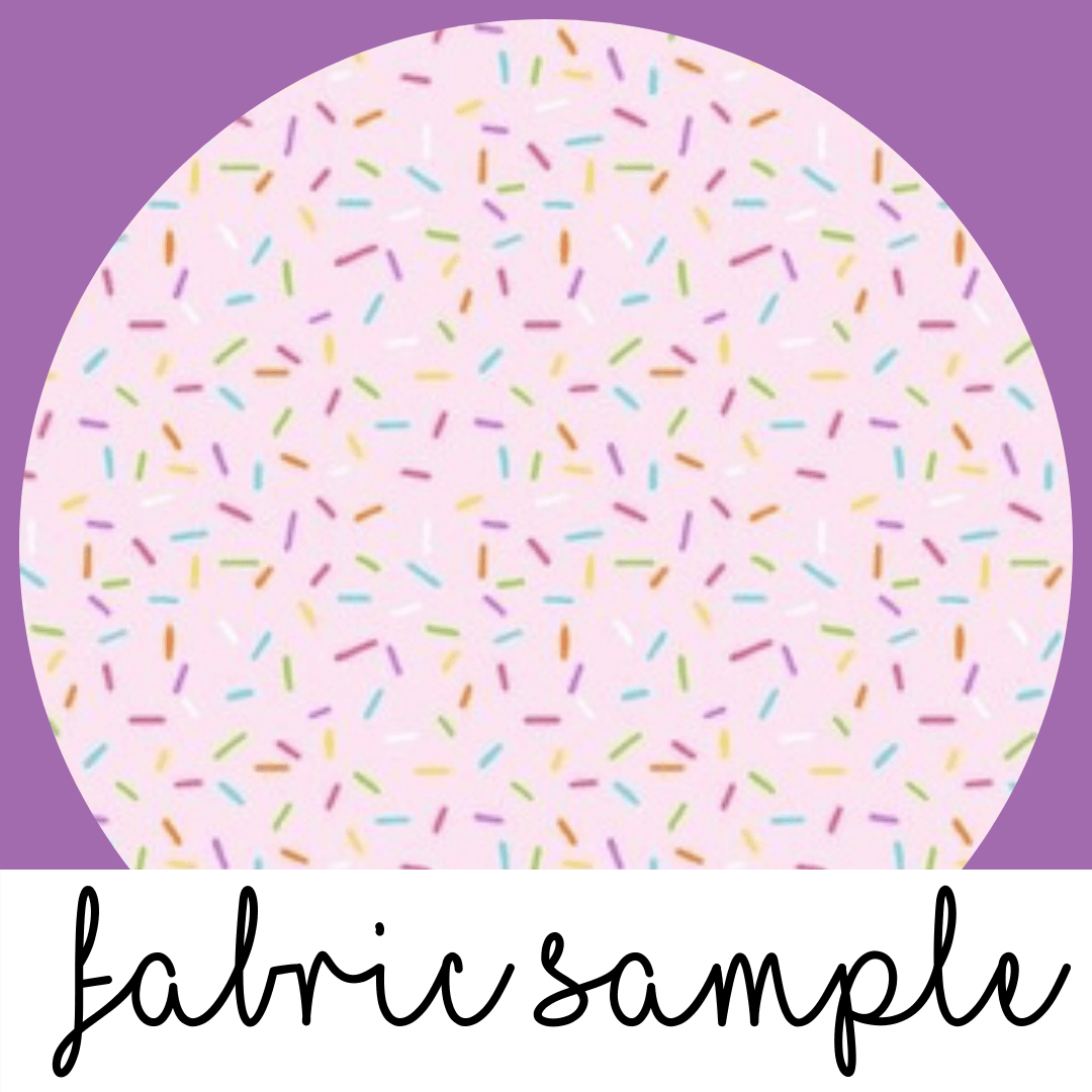 Limited Edition: Rainbow Sprinkles Covered Buttons Hair clips Ella Made 