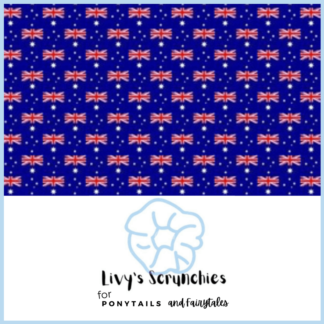 Limited Edition Scrunchie - Aussie Aussie Aussie hair ties Ponytails and Fairytales 