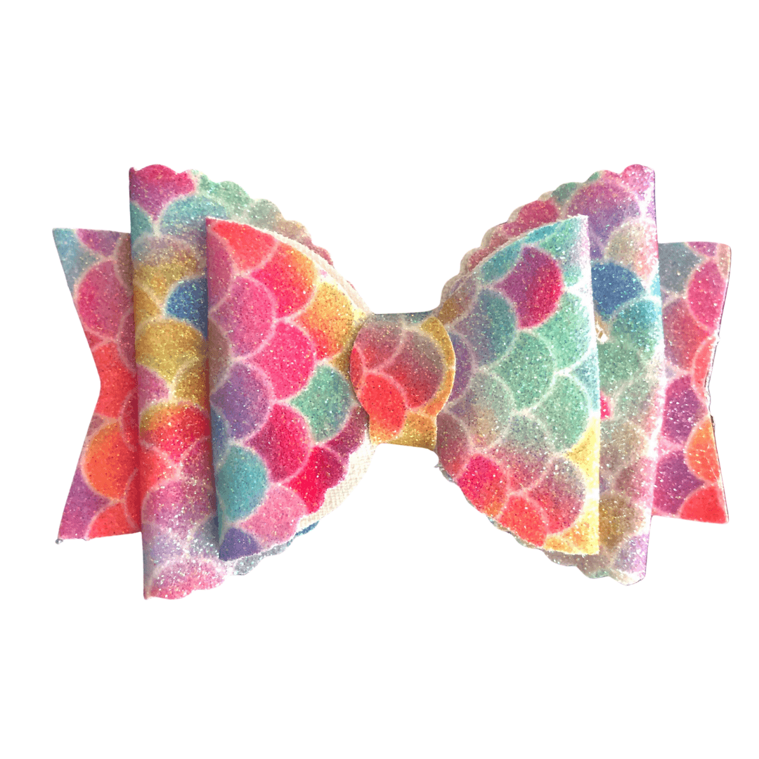 Mermaid Scale Clip Hair clips Ponytails and Fairytales 