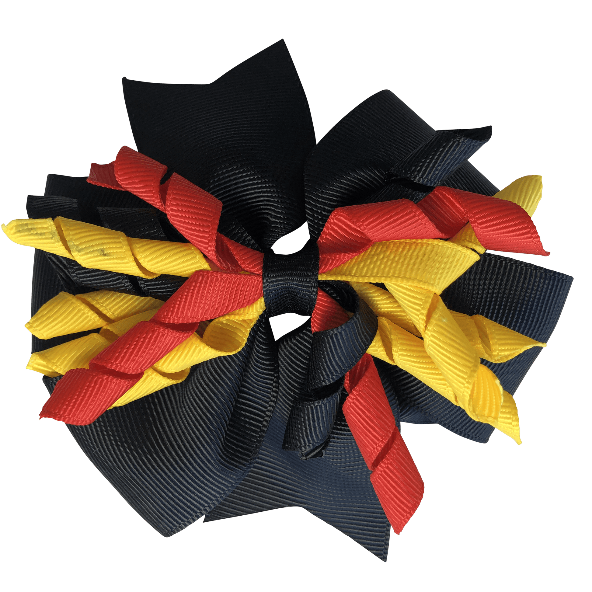 Aboriginal Colours - Red Yellow & Black Hair Accessories - Assorted Hair Accessories - School Uniform Hair Accessories - Ponytails and Fairytales