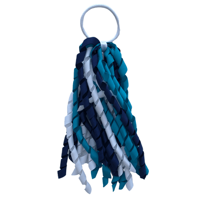 Navy & Teal & White Hair Accessories - Assorted Hair Accessories - School Uniform Hair Accessories - Ponytails and Fairytales