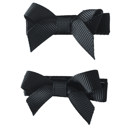 No Slip Bow Clips (2pc) - Ponytails and Fairytales