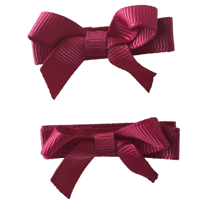 No Slip Bow Clips (2pc) - Ponytails and Fairytales
