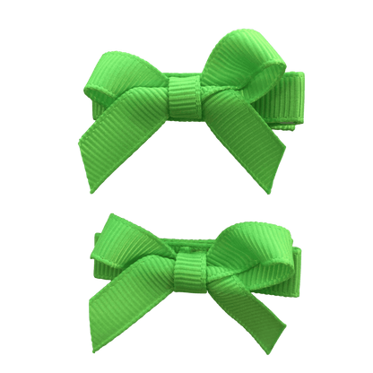 No Slip Bow Clips (2pc) - Ponytails and Fairytales