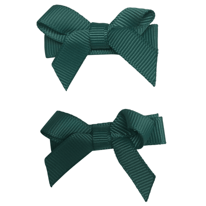 No Slip Bow Clips (2pc) - Ponytails and Fairytales