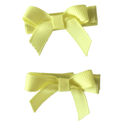 No Slip Bow Clips (2pc) - Ponytails and Fairytales